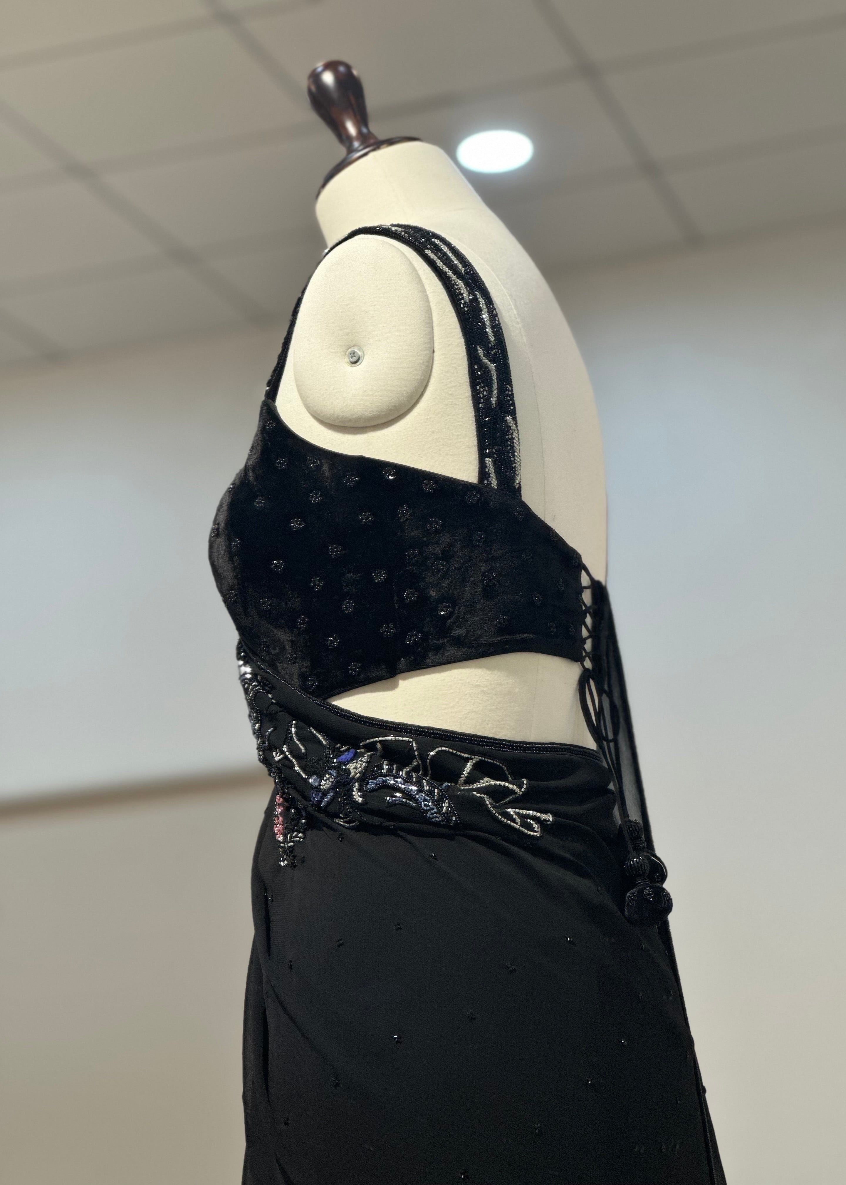 Moonlight Sea Saree Set