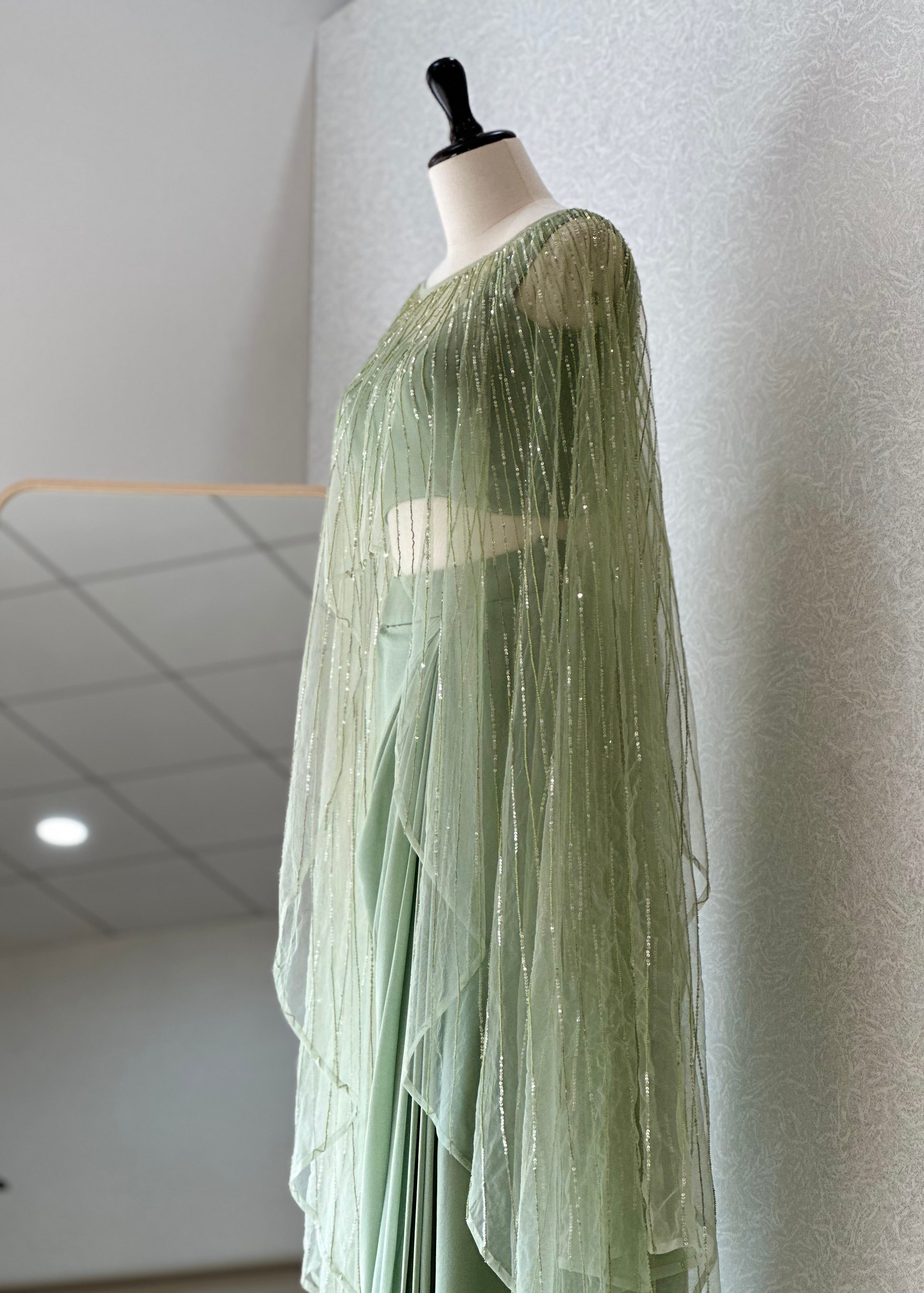 Starry Seafoam Drape Set