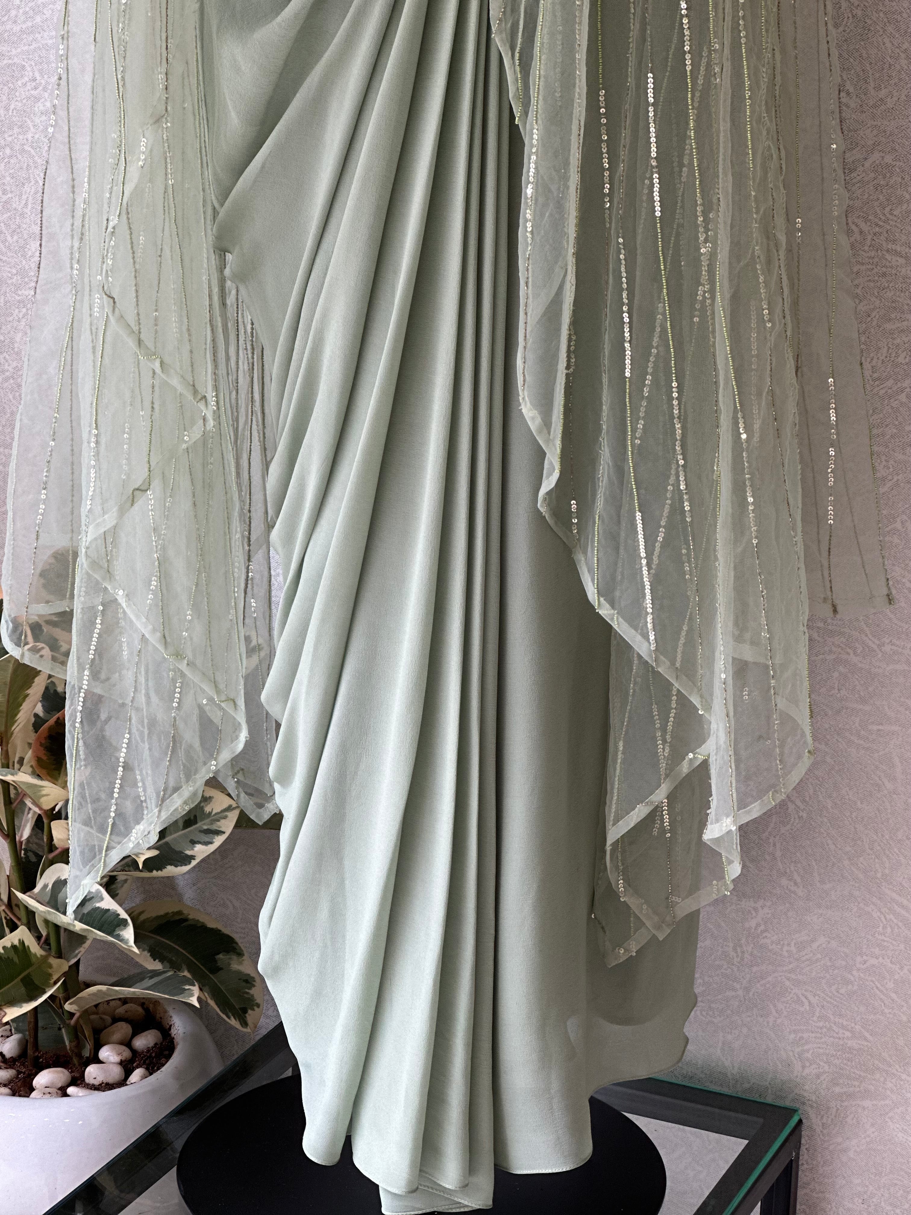 Starry Seafoam Drape Set
