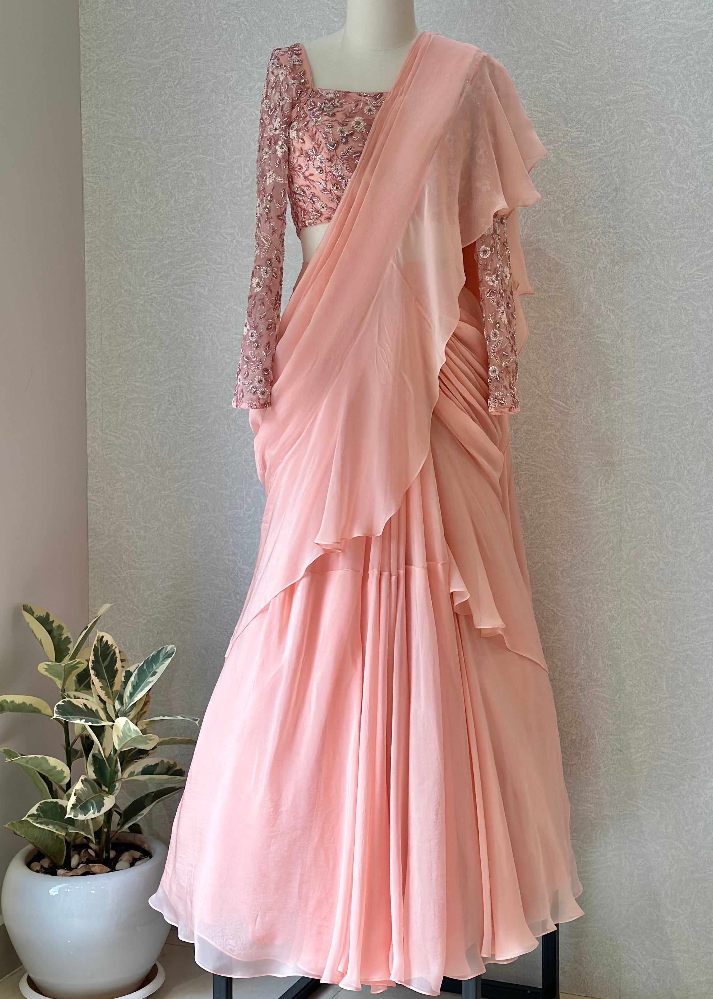 Rose Quartz Ruffle Set