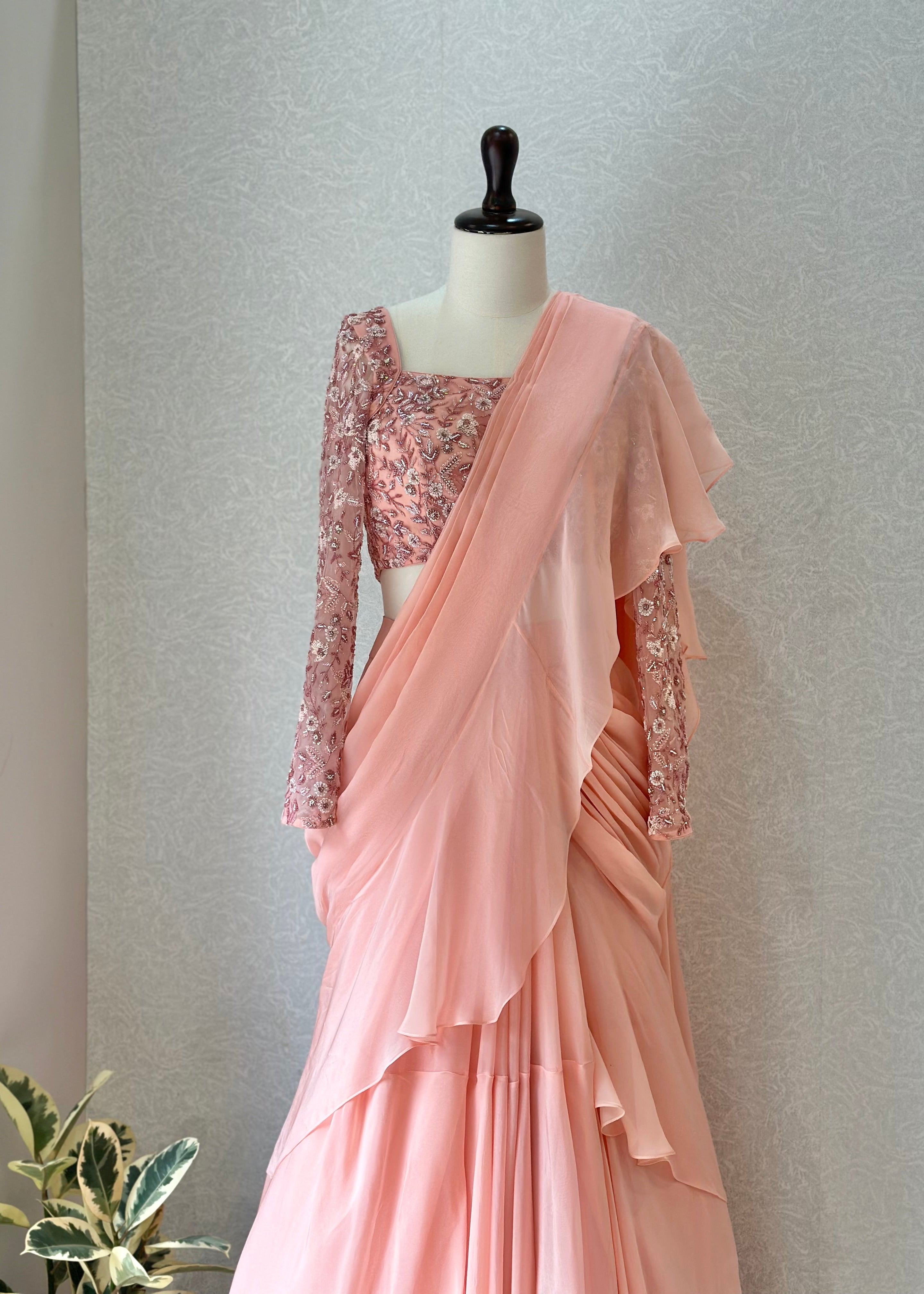 Rose Quartz Ruffle Set