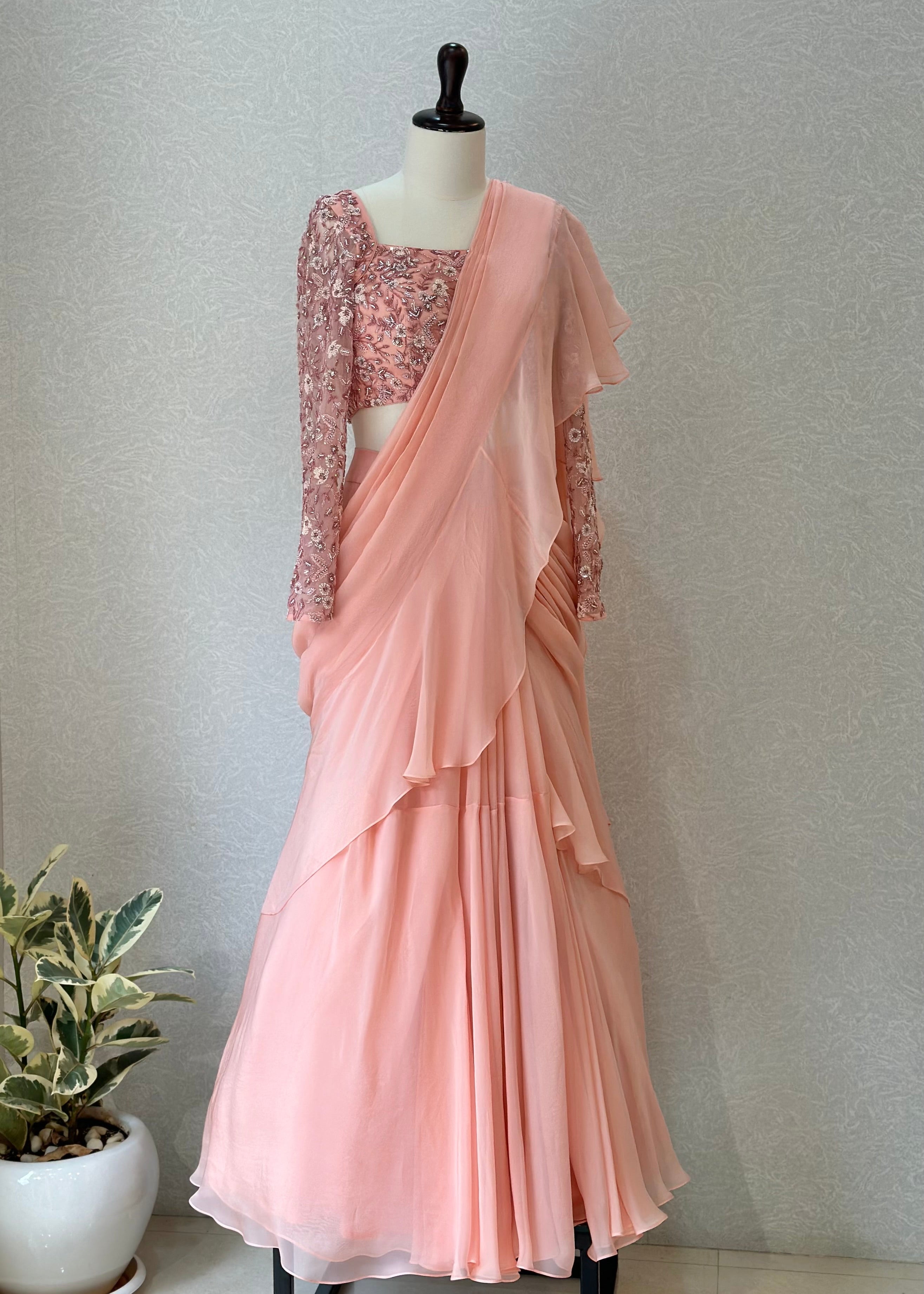 Rose Quartz Ruffle Set