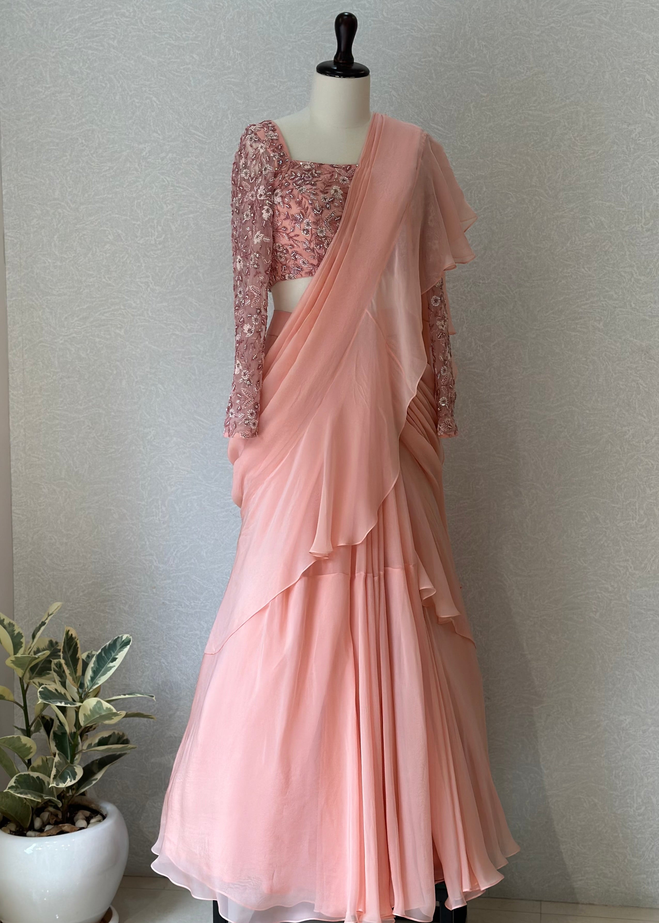 Rose Quartz Ruffle Set