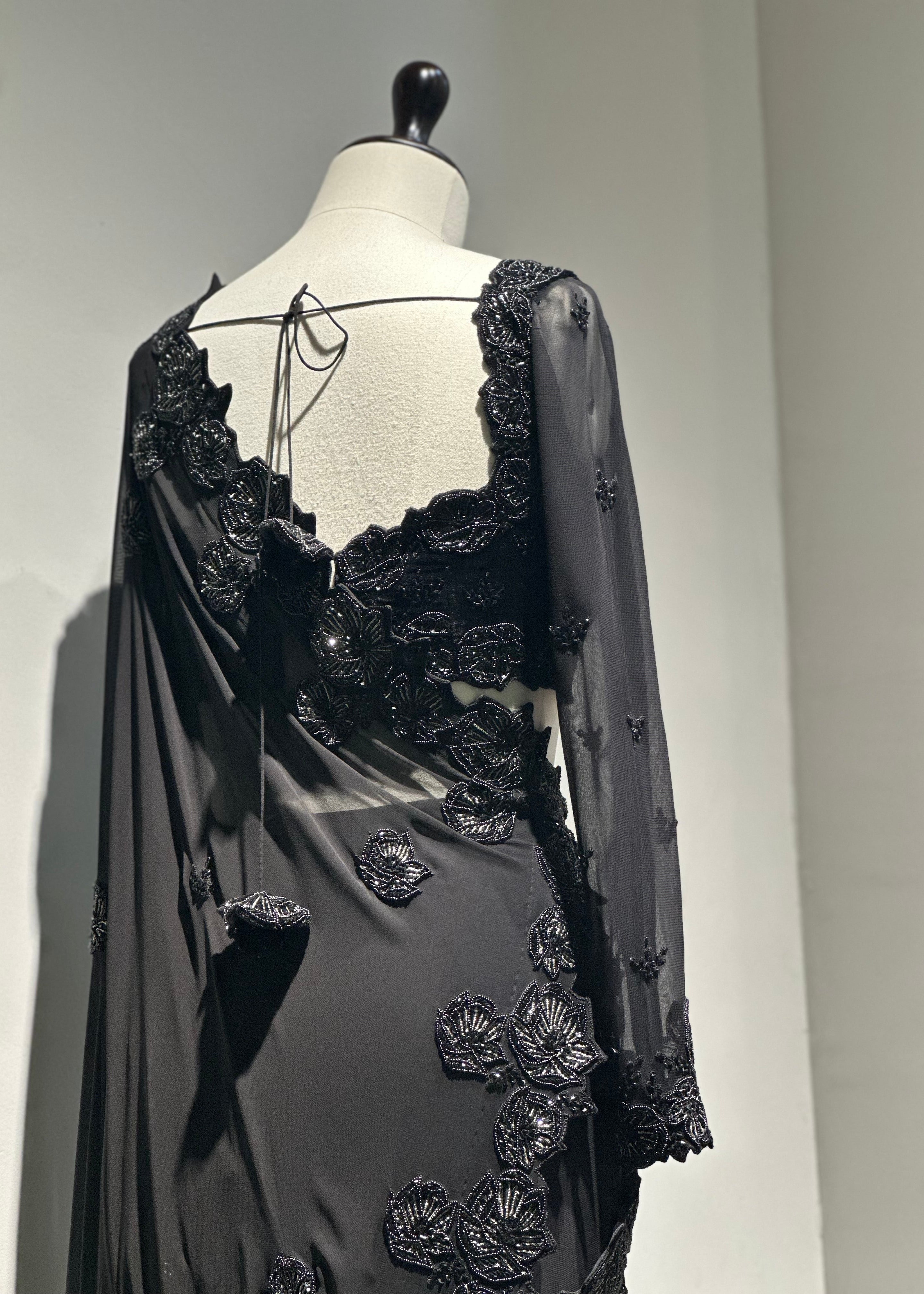 Whispers in the Dark Saree