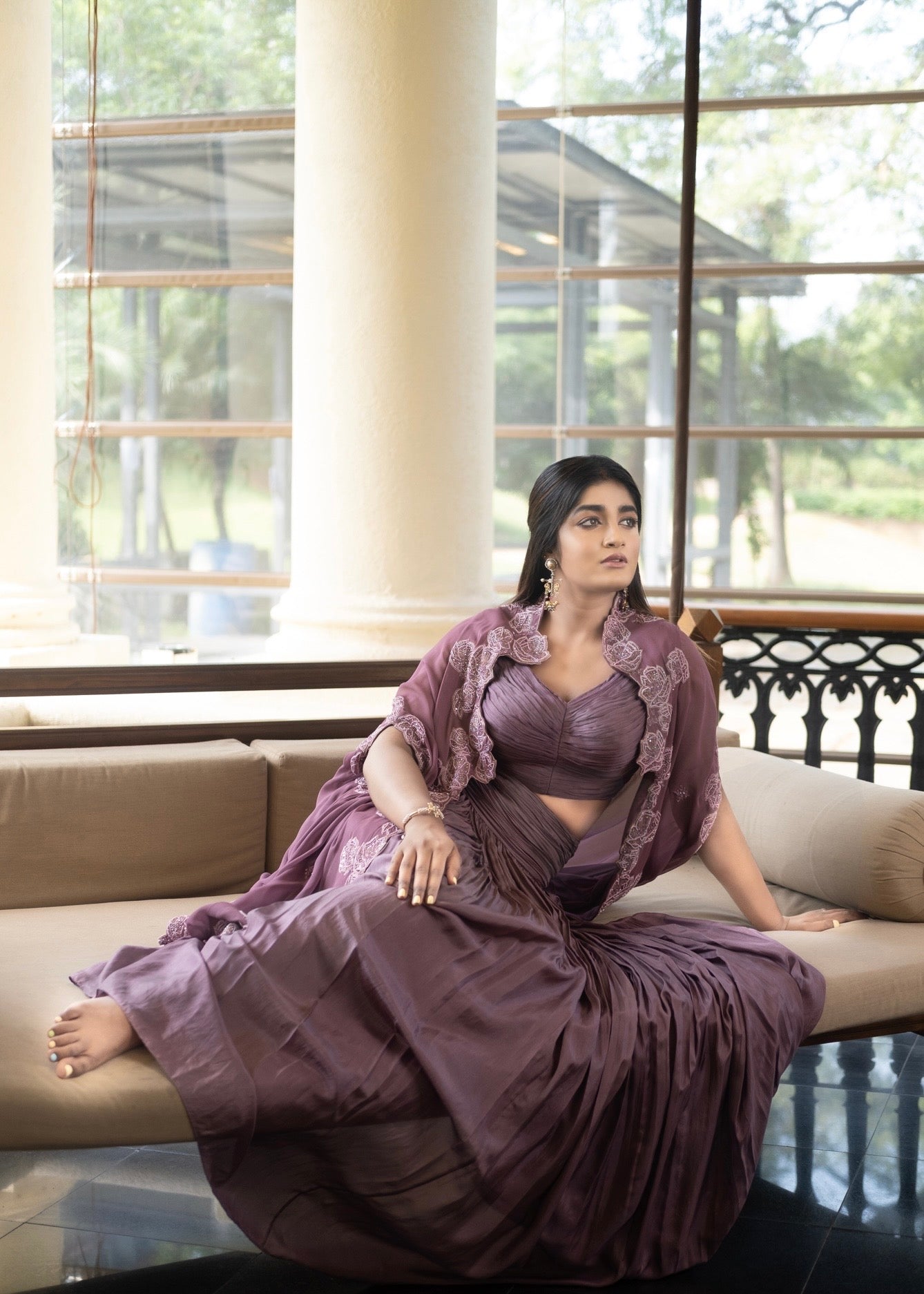 Grape Nectar Drape Set