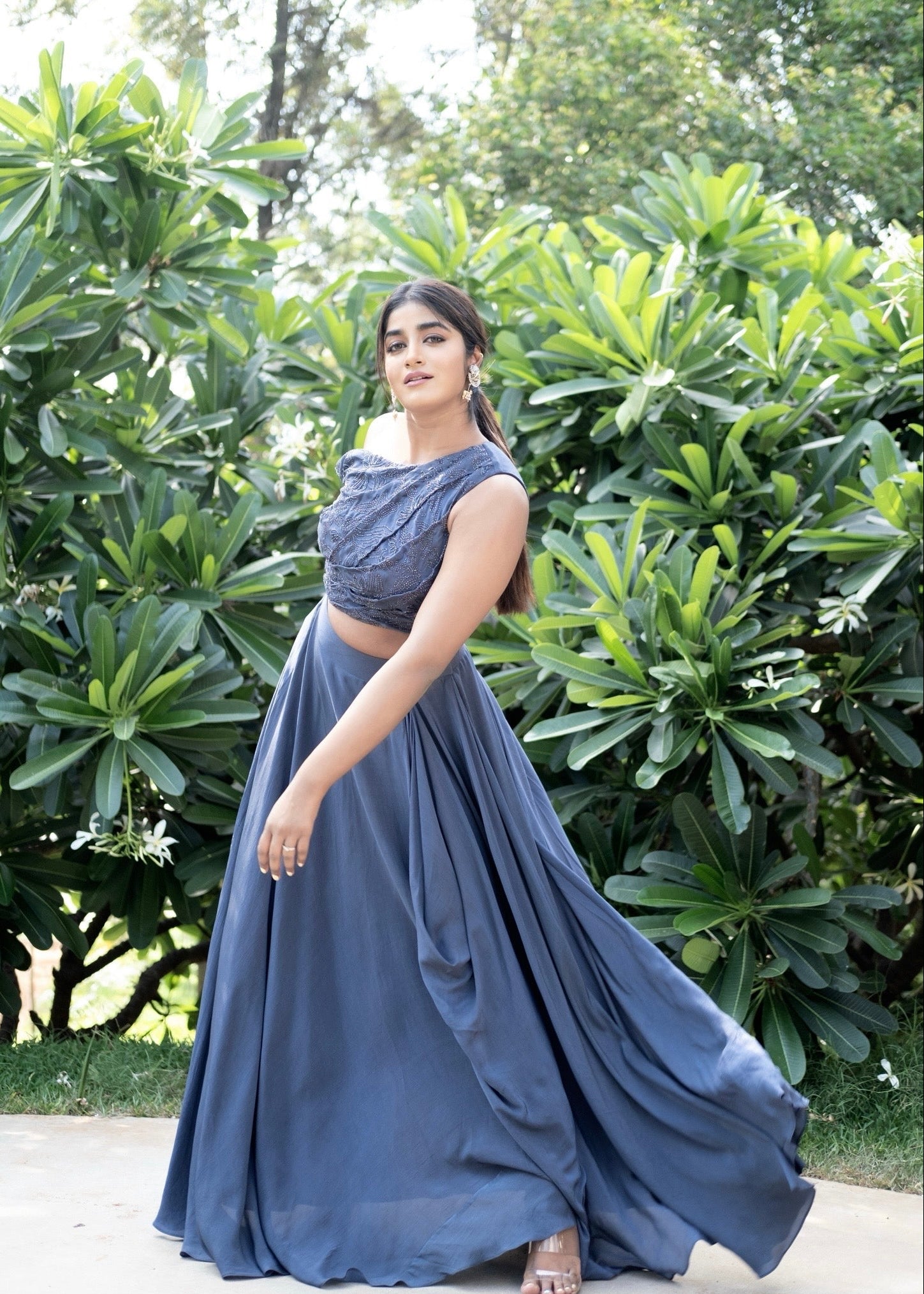 Waterlily Cowl Drape Set