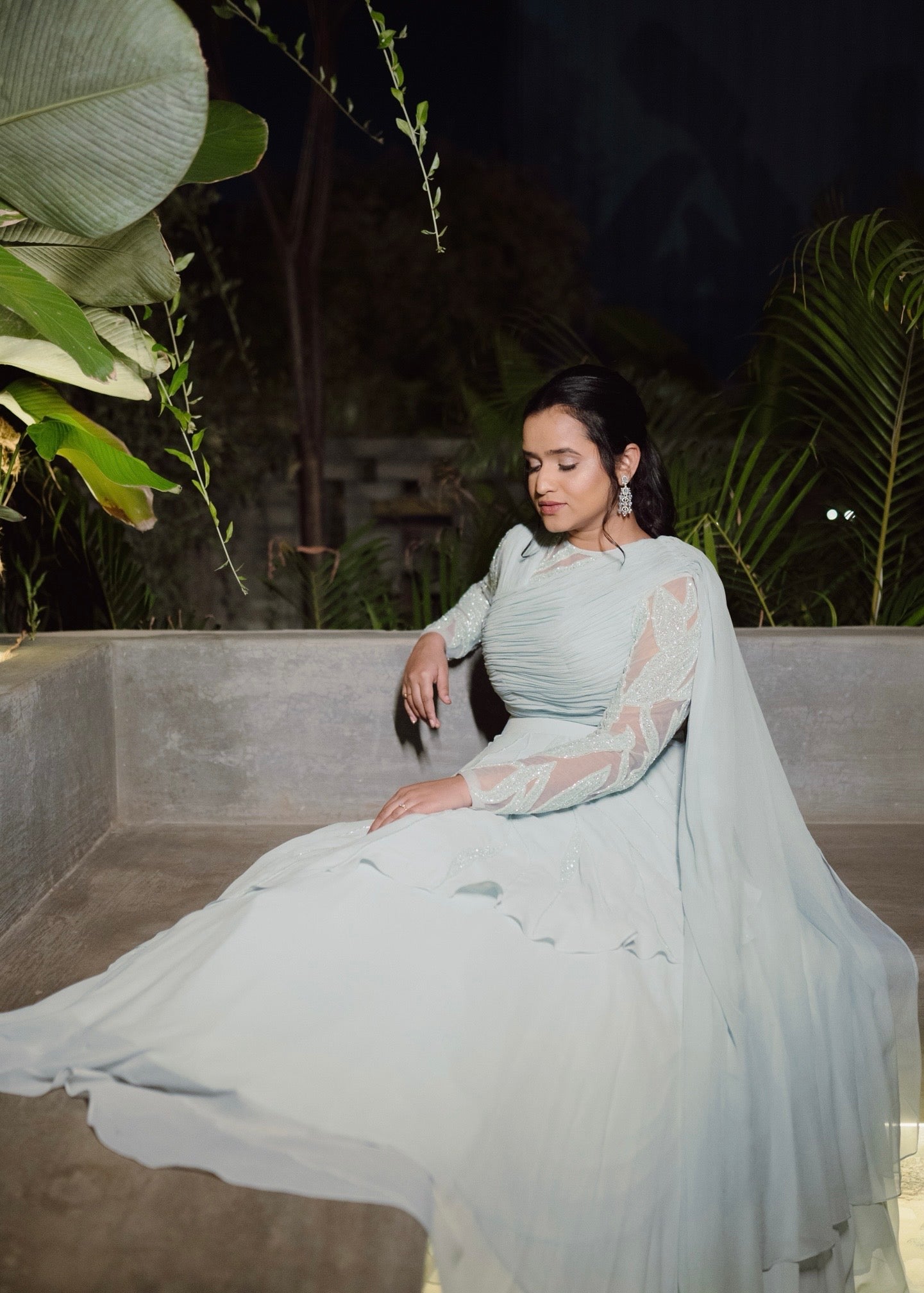 Icy Glacier Drape Set