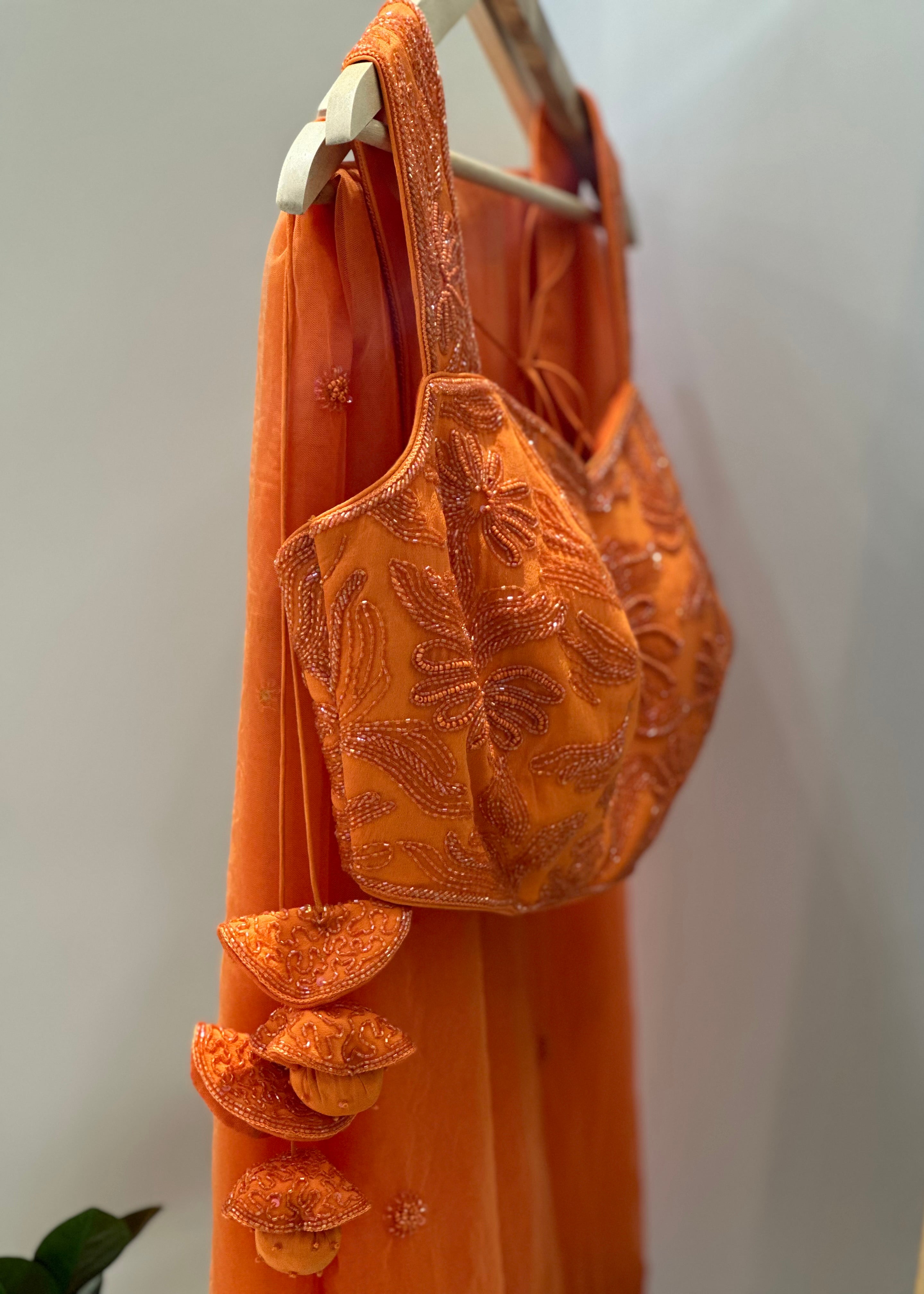 Autumn Sunset Saree Set