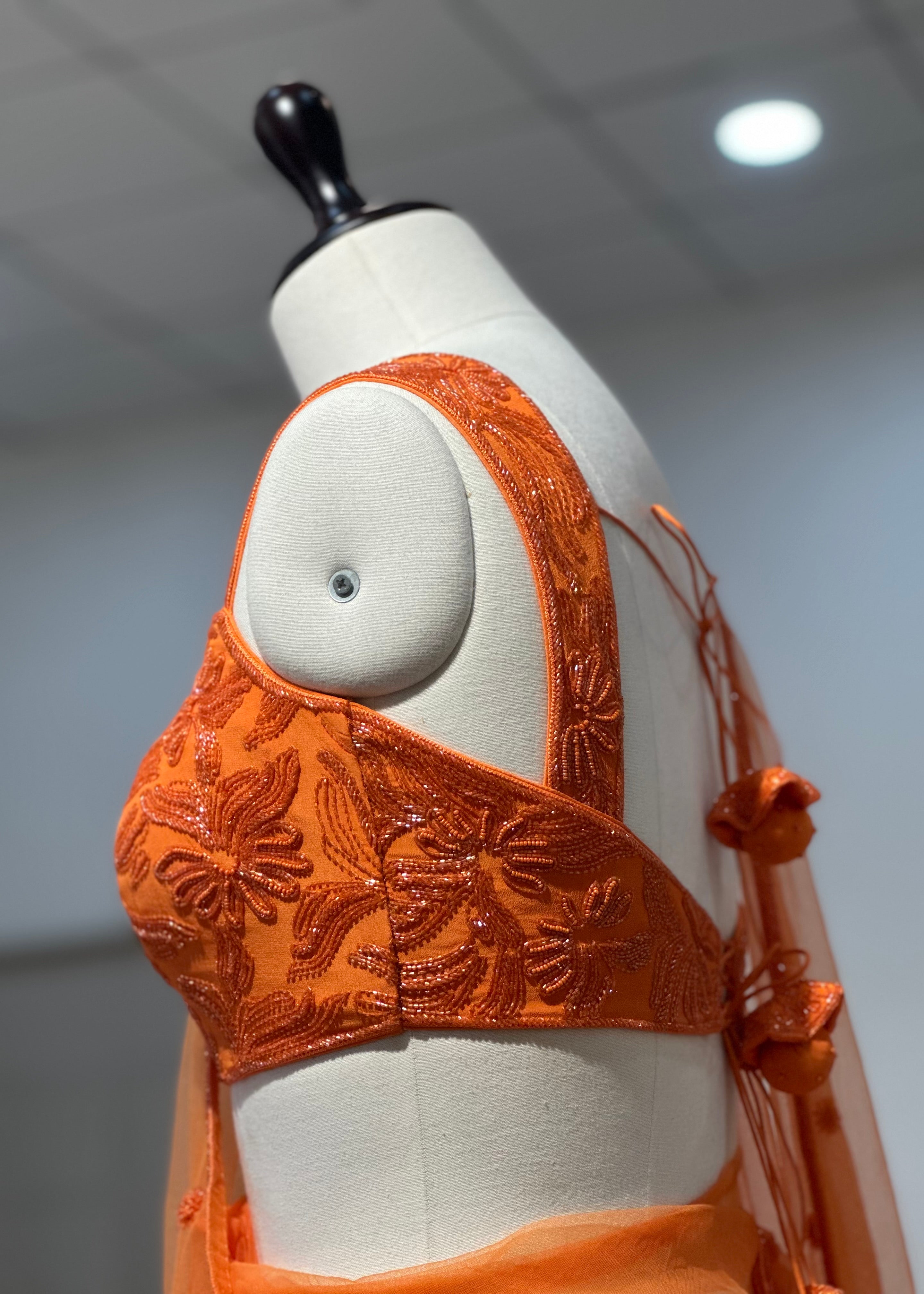 Autumn Sunset Saree Set