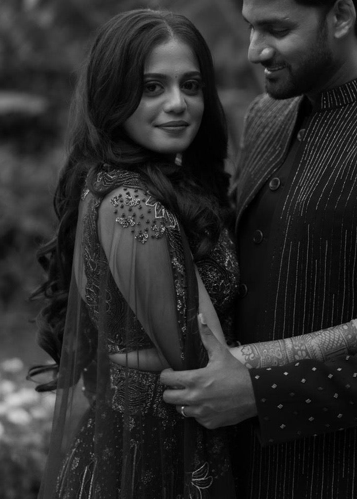 Starbound Sea Lehenga Set