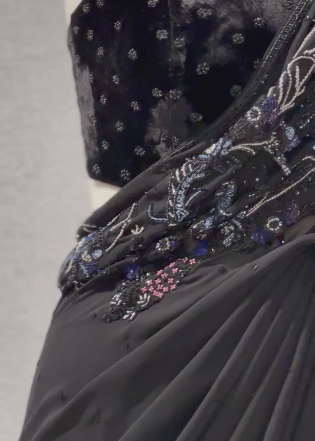 Moonlight Sea Saree Set