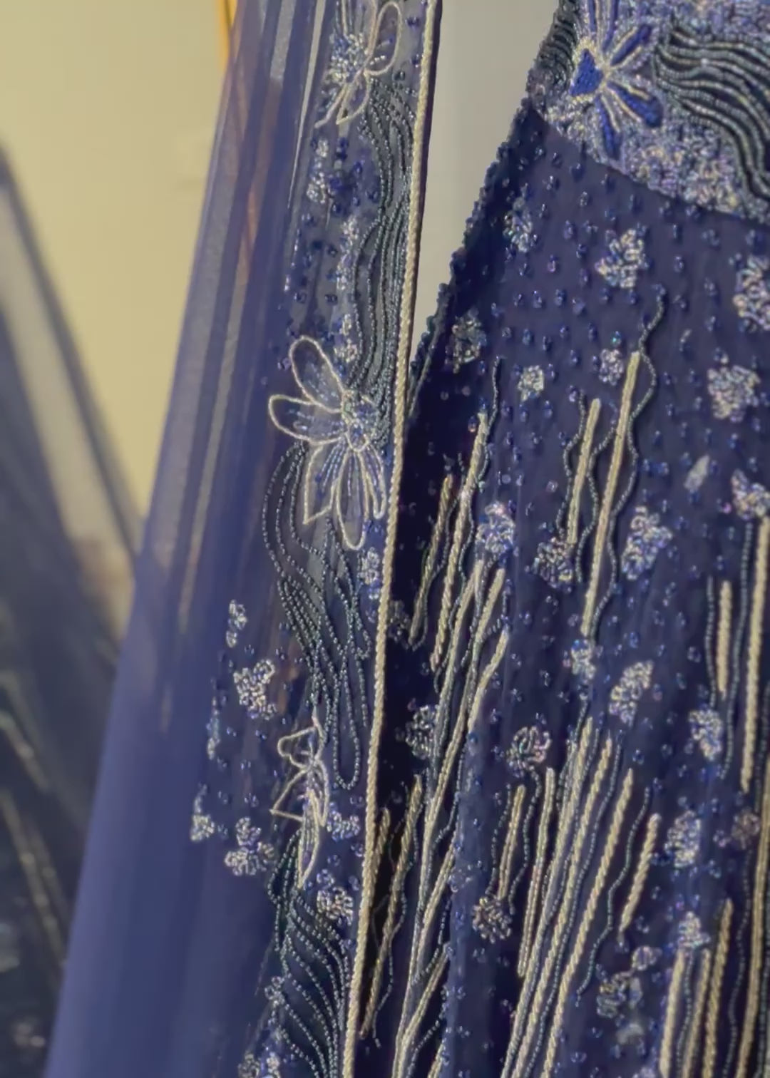 Starbound Sea Lehenga Set