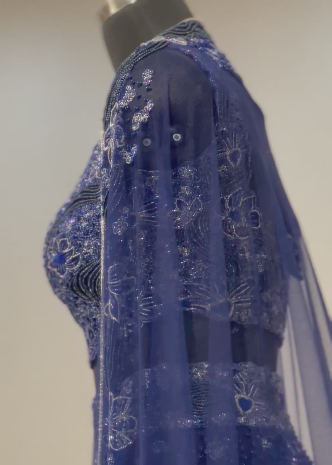 Starbound Sea Lehenga Set